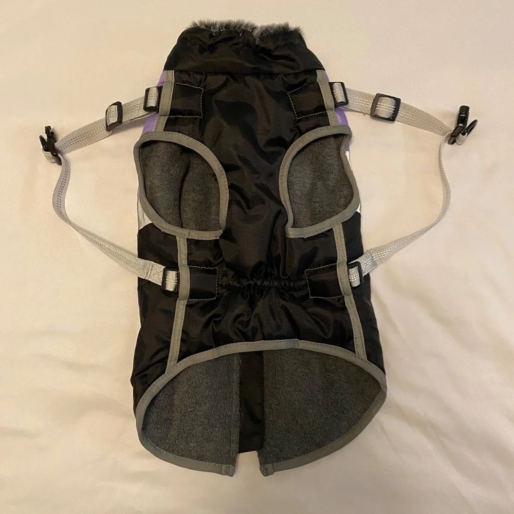 SlowTon‎ Dog Jacket With Harness- Size Medium